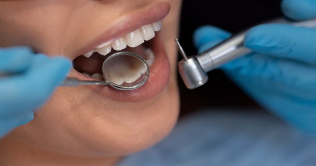 white fillings
